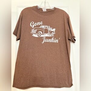 Gone Junkin' Brown Graphic Tee